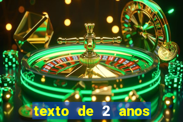 texto de 2 anos de namoro